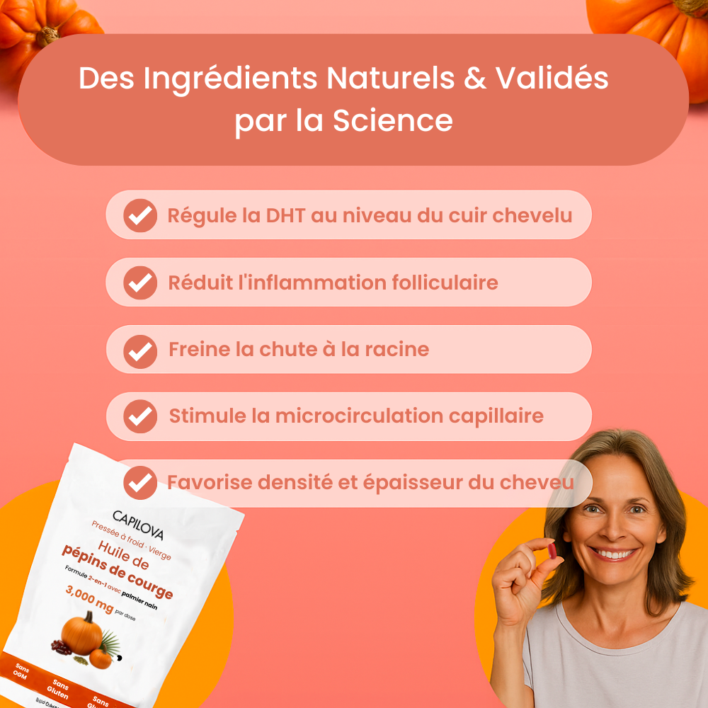Huile de Pépins de Courge | Pousse, Densité & Vitalité